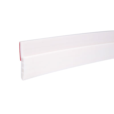 Harfington Uxcell Door Sweep Weather Stripping Bottom Seal Strip 1.6" Width x 39" Length White
