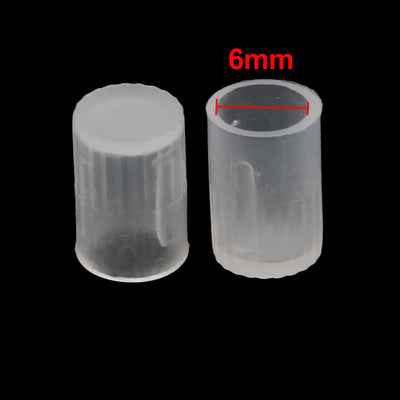 Harfington Uxcell 40Pcs 6mm Inner Dia PE Plastic End Cap Bolt Thread Protector Tube Cover