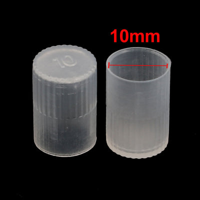 Harfington Uxcell 100Pcs 10mm Inner Dia PE Plastic End Cap Bolt Thread Protector Tube Cover