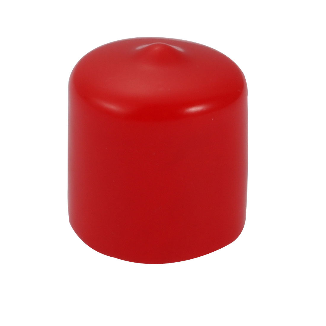 uxcell Uxcell 50pcs 22mm Dia Red Rubber Thread Round Cabinet Chair Leg Insert Cover Protector