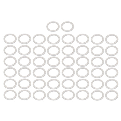 uxcell Uxcell 50Pcs Motorcycle Hardware 14mmx19mmx1mm Aluminum Drain Plug Washer