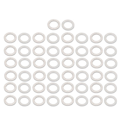 uxcell Uxcell 50Pcs Motorcycle Hardware 8mmx12mmx1.2mm Aluminum Drain Plug Washer