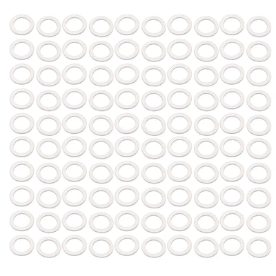 uxcell Uxcell 12mmx18mmx1.2mm Motorcycle Hardware Drain Plug Aluminum Washer Seal 100pcs