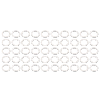 uxcell Uxcell 14mmx20mmx1.2mm Motorcycle Hardware Drain Plug Crush Aluminum Washer Seal 50pcs