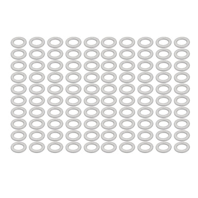 uxcell Uxcell 100Pcs 12mmx20mmx2mm Aluminum Motorcycle Hardware Drain Plug Washer