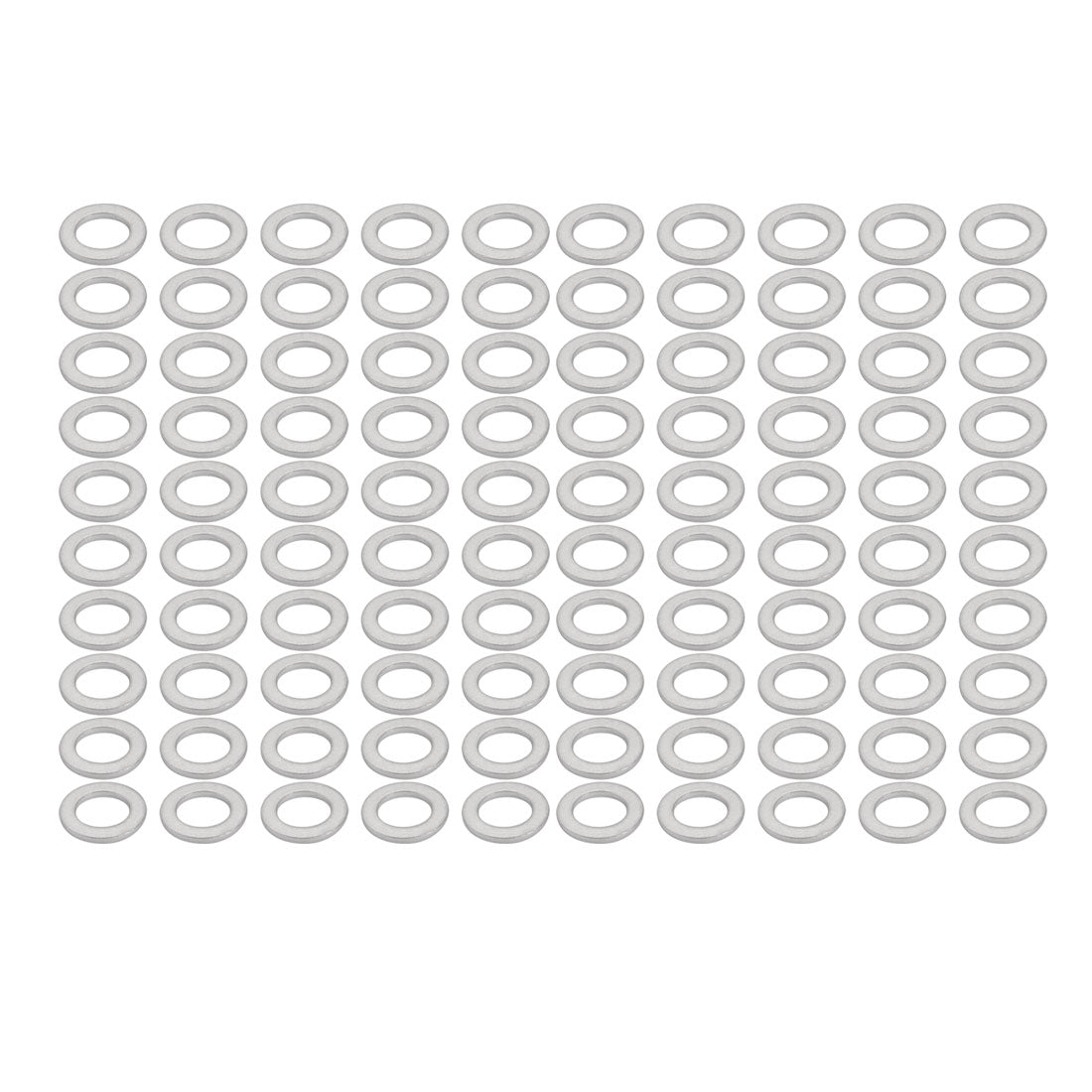 uxcell Uxcell 100Pcs 12mmx20mmx2mm Aluminum Motorcycle Hardware Drain Plug Washer