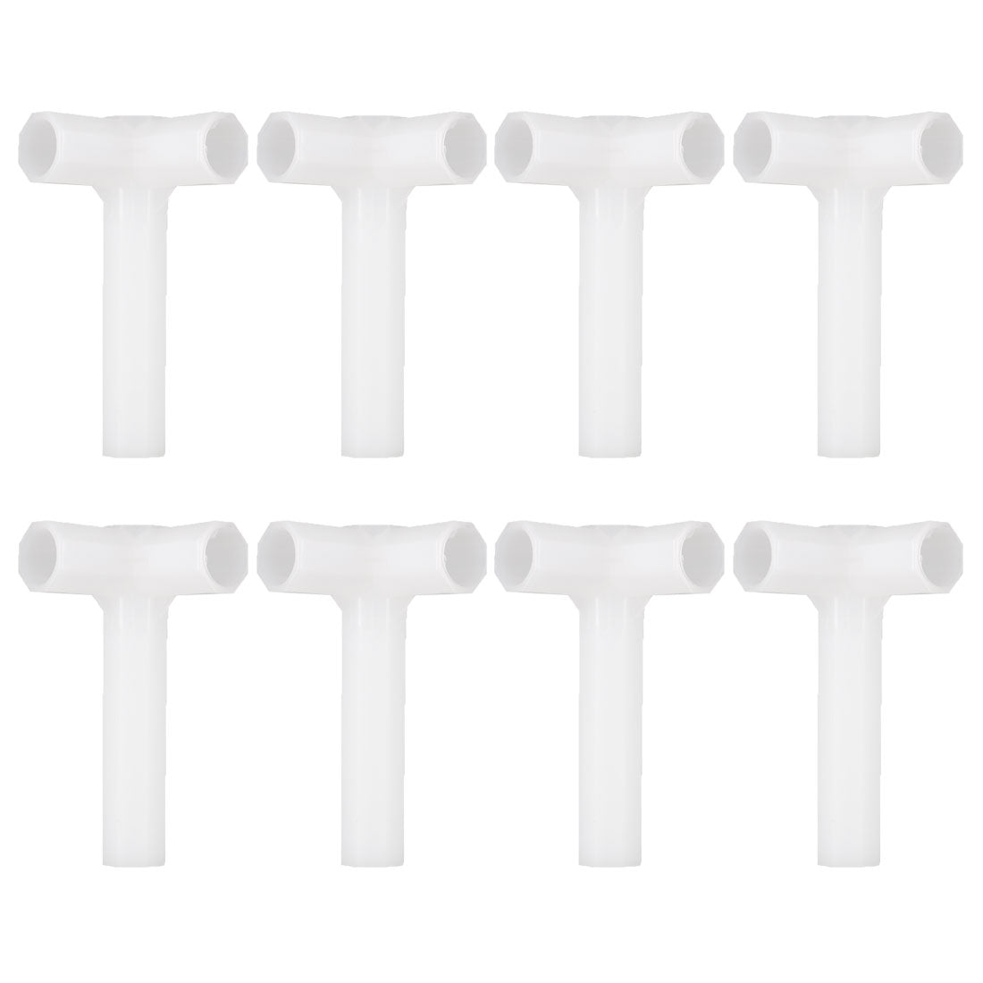 uxcell Uxcell Shoe Rack Connector Parts, 13mm Inner Diameter for Repair Wardrobe 3 Way 8 Pcs
