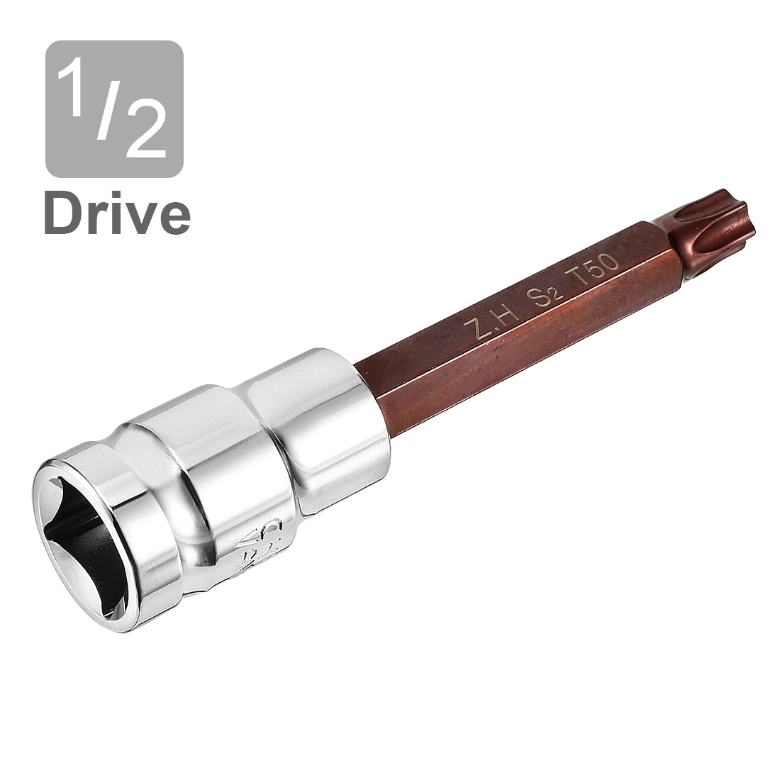 uxcell Uxcell Drive x Torx Bit Socket, S2 Steel Bits, CR-V Sockets (For Hand Use Only)