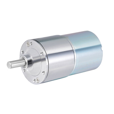 Harfington Uxcell 24V DC 22 RPM Gear Motor High Torque Electric Reduction Gearbox Eccentric Output Shaft