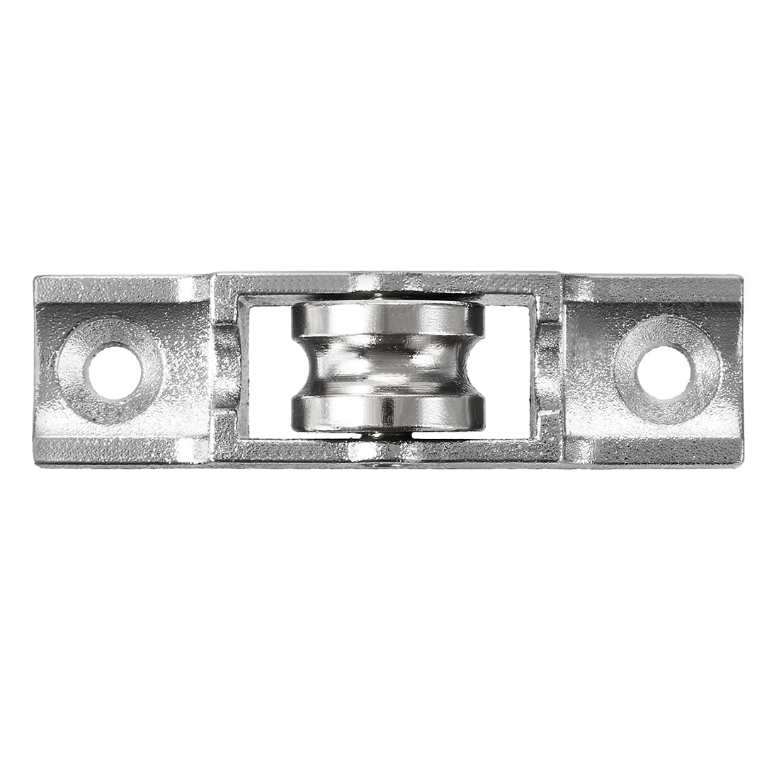 uxcell Uxcell 15.8mm Dia Bearing Steel Electroplating Single Wheel Sliding Door Window Pulley