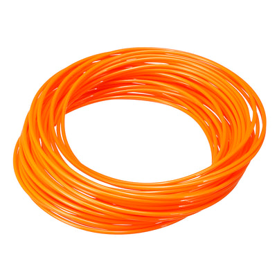 uxcell Uxcell 3D Printer Pen Filament Refills, 32.8Ft Length, 1.75 mm Dia, PLA, Dimensional Accuracy +/- 0.02mm, for 3D Painting and Drawing, Orange