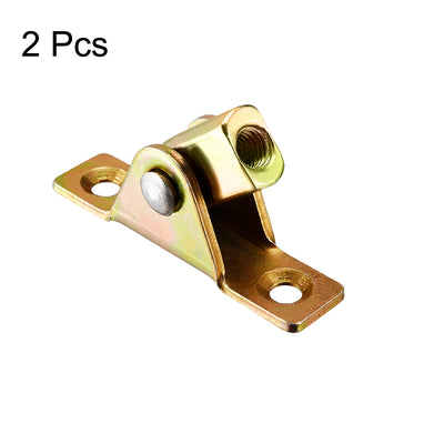Harfington Uxcell Gas Spring End Fitting Connector M8 Female Thread A3 Steel with Bracket 2pcs