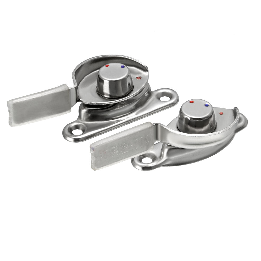 uxcell Uxcell 2pcs Window Sash Lock Knob Locking Chrome Plated Spring Action Right Left Hand