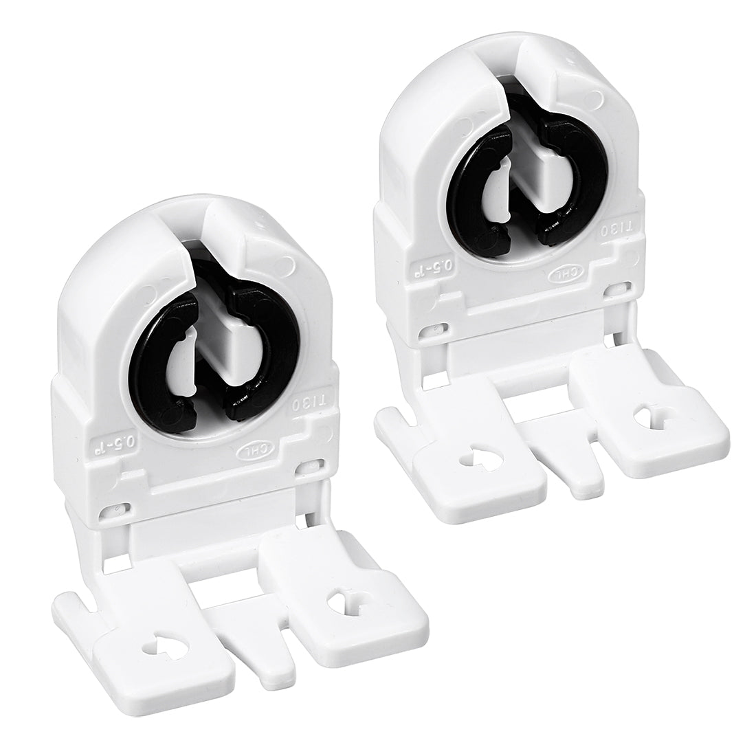Uxcell Uxcell 2pcs 2A T8 Socket G13 Base Fluorescent Lamp Holder Light Accessory White