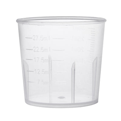 Harfington Uxcell 20pcs Measuring Cup Labs PP Graduated Beakers 30ml