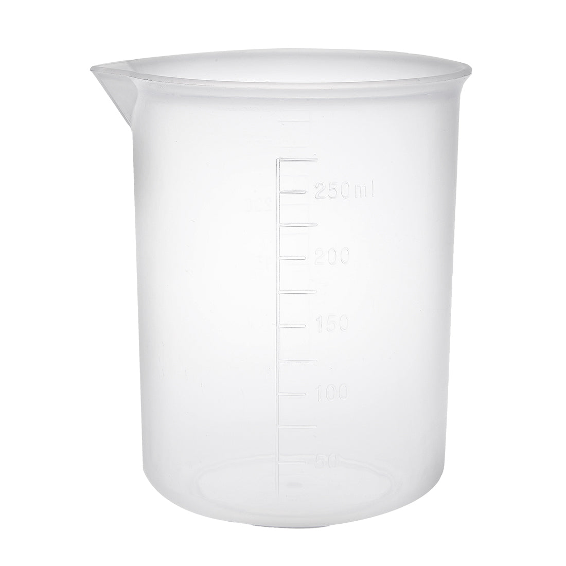 uxcell Uxcell Transparent Measuring Cup Labs PP Graduated Beakers 250ml