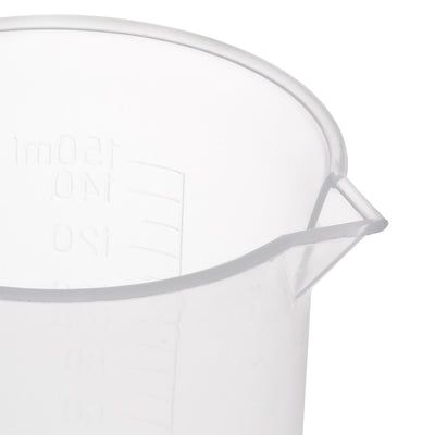 Harfington Uxcell 8pcs Measuring Cup Labs PP Graduated Beakers 150ml