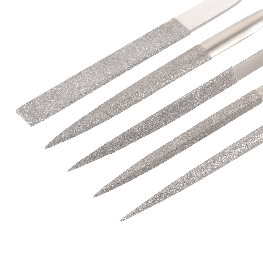 Uxcell Uxcell 5Pcs 5mm x 180mm Diamond Needle File Set for Metal Glass Stone