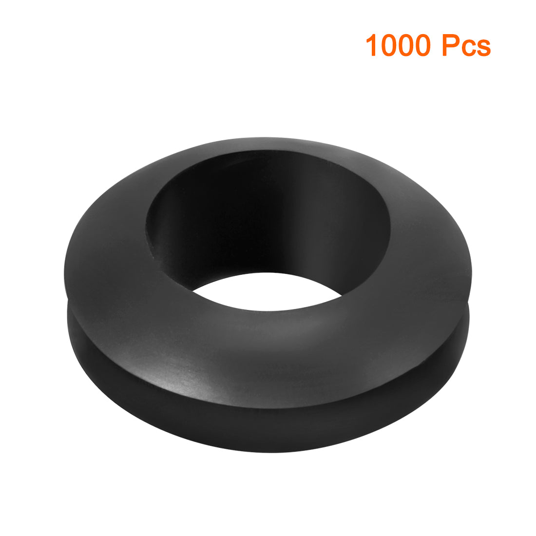 uxcell Uxcell Wire Protector Oil Resistant Armature Rubber Grommet 1000Pcs