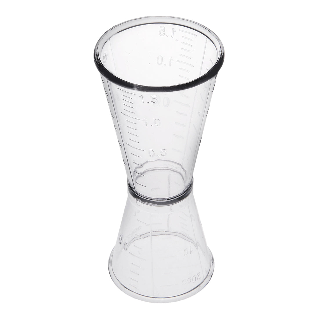 uxcell Uxcell Double Clear Plastic Measure Cup For Party Kitchen 40ml/20ml