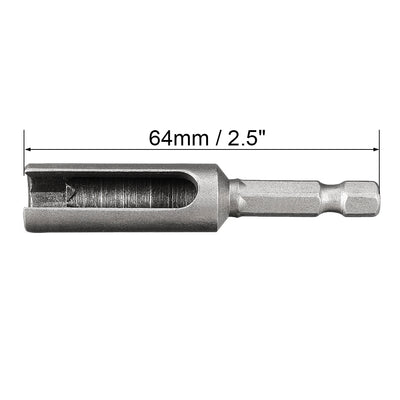 Harfington Uxcell 1PCS 14mm CR-V Hex Nut Socket Slotted Extension Driver Bit 80mm Length