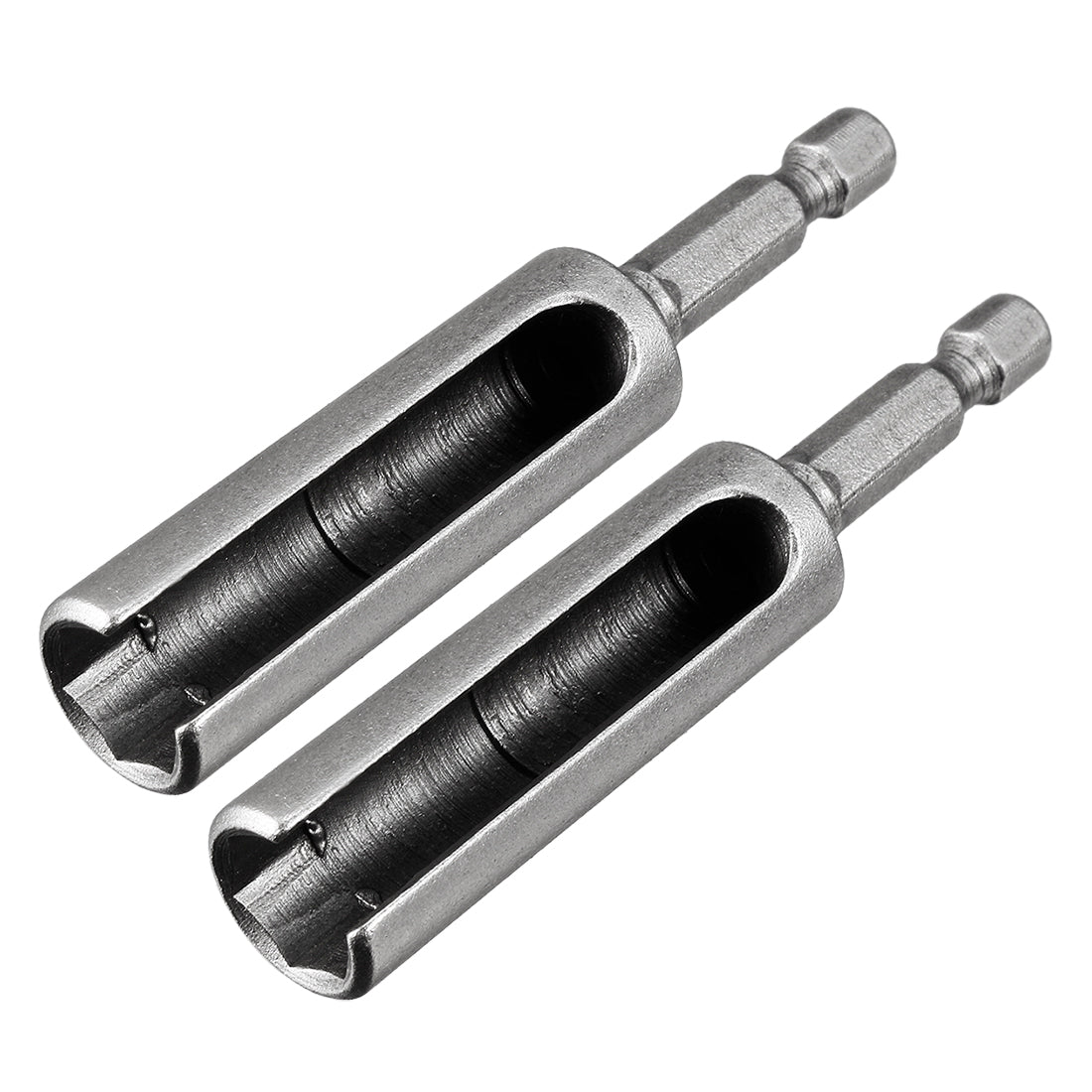 Uxcell 2PCS 17mm CRV Hex Nut Socket Slotted Extension Driver Bit 2.5