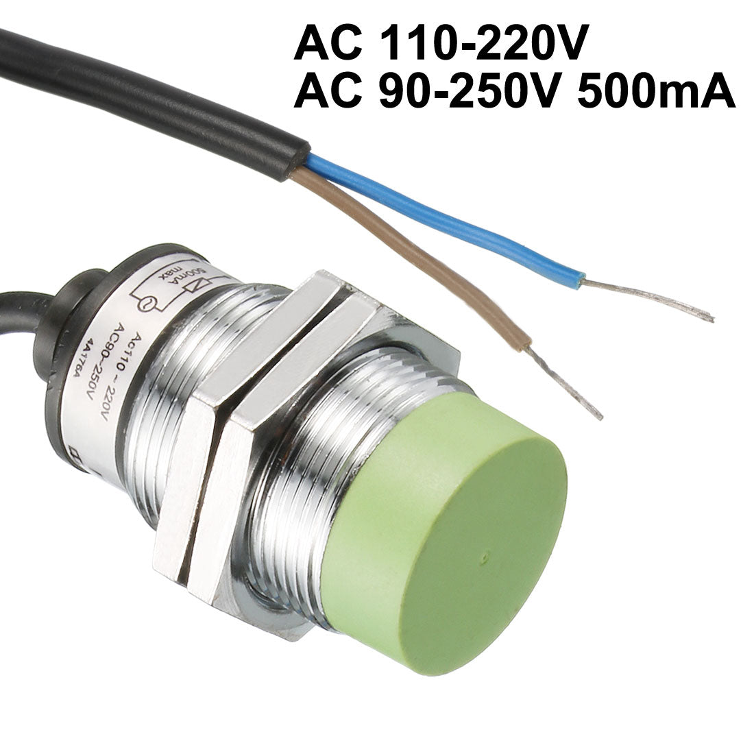 uxcell Uxcell 1-15mm Inductive Proximity Sensor Switch Detector NO AC 110-220V AC 90-250V 500mA 2-wire PR30-15AO