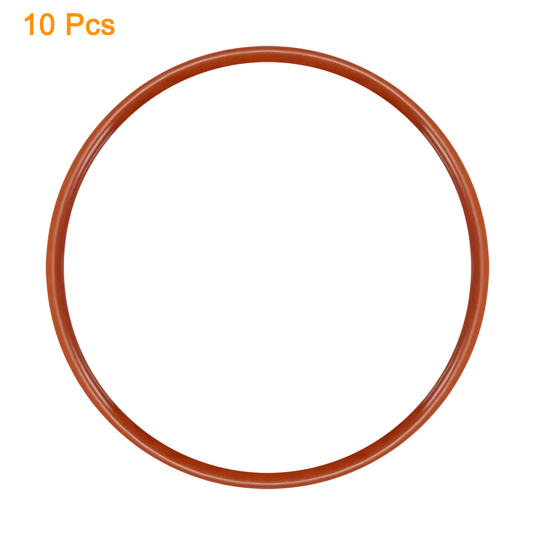 uxcell Uxcell Silicone O-Rings VMQ Seal Rings Sealing Gasket Red