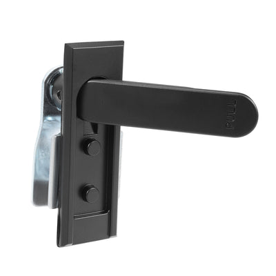 Harfington Uxcell 2PCS Electric Cabinet Panel Cam Lock Pull Type Door Lock Black 717-1