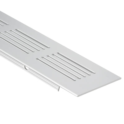 Harfington Uxcell 200mmx50mm, Ventilation Grille, Aluminum Alloy Air Vent Louvered Grill Cover