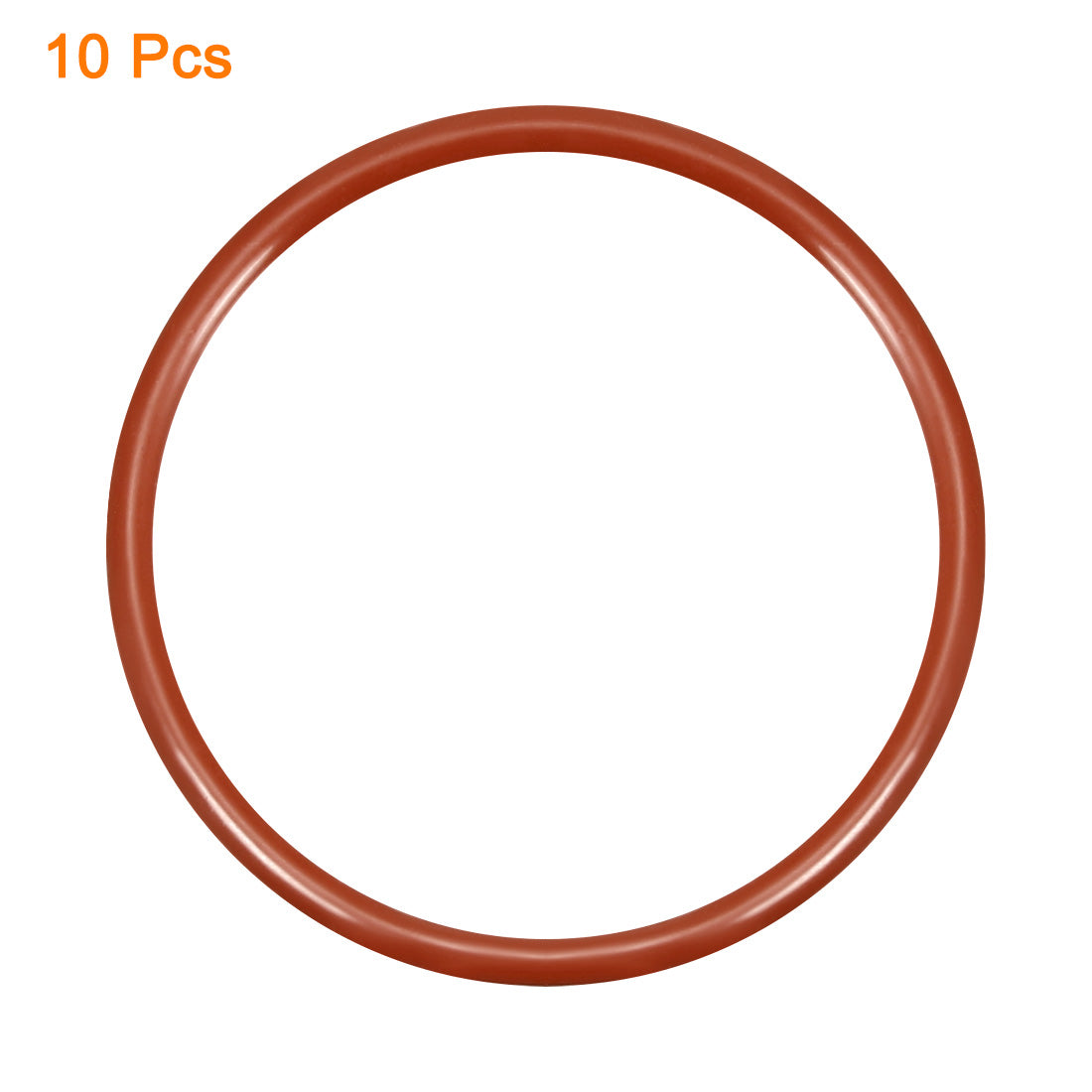 uxcell Uxcell Silicone O-Ring Outside Diameter Seal Rings Sealing Gasket Red