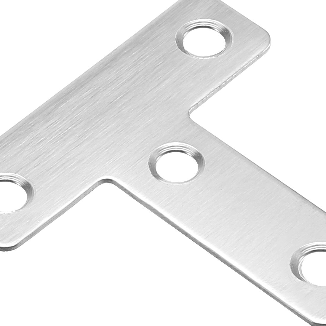 uxcell Uxcell Flat T Shape Repair Mending Plate, 50mmx50mm, Stainless steel Joining Bracket Support Brace, 5 pcs