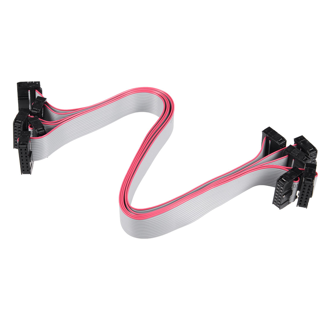 thumbnail image 2 of Uxcell 14 Pin Flat Ribbon Cable Connectors - 5 Pack 30cm Female Headers For PCB Wiring 2 of 12