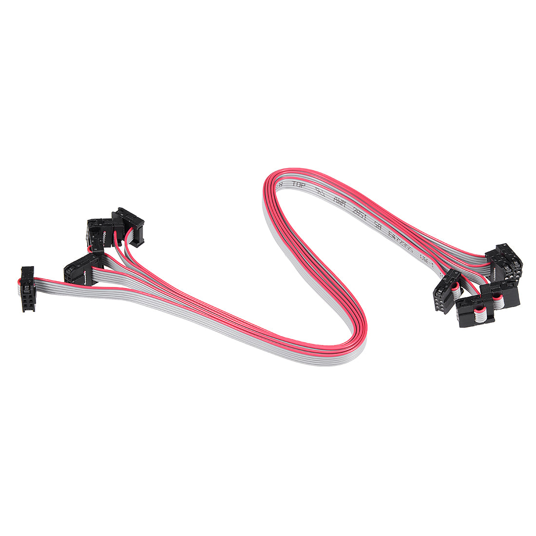 Uxcell IDC 6 Pins Connector Flat Ribbon Cable Female Connector Length ...