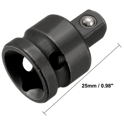 Harfington Uxcell Impact Socket Reducer for Ratchet Wrenches, Female to Male, Cr-Mo
