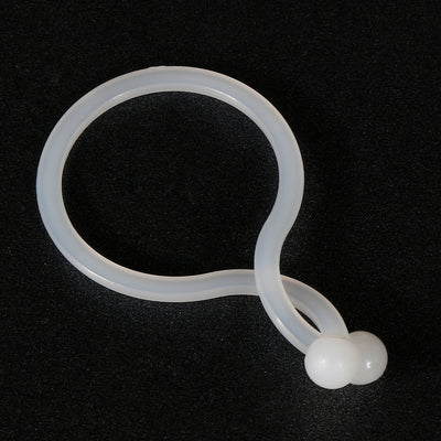 Harfington Uxcell 50pcs Twist Lock Cable Wire Ties Nylon U Shape Save Place 10.5mm Dia White