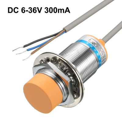 Harfington Uxcell 25mm Capacitance Proximity Sensor Switch Detector NPN NO DC 6-36V 300mA 3-wire LJC30A3-H-Z/BX