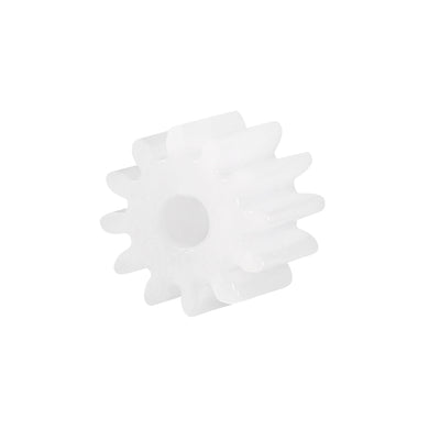 Harfington Uxcell 30Pcs 122A Plastic Gear Accessories with 12 Teeth for DIY Car Robot Motor