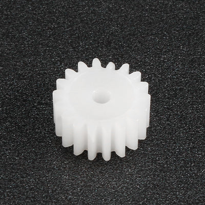 Harfington Uxcell 20Pcs 182A Plastic Gear Accessories with 18 Teeth for DIY Car Robot Motor