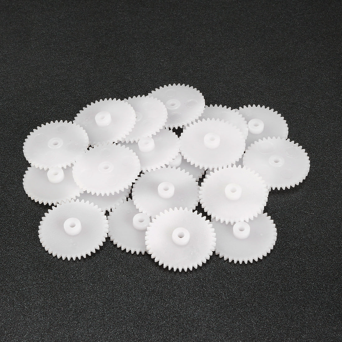uxcell Uxcell 20Pcs 402A Plastic Gear Accessories with 40 Teeth for DIY Car Robot Motor