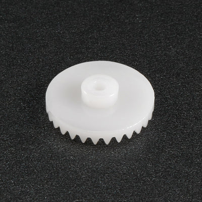 Harfington Uxcell 50Pcs C282A Plastic Gear Accessories with 28 Teeth for DIY Car Robot Motor