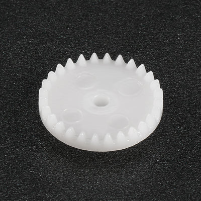 Harfington Uxcell 50Pcs C282A Plastic Gear Accessories with 28 Teeth for DIY Car Robot Motor