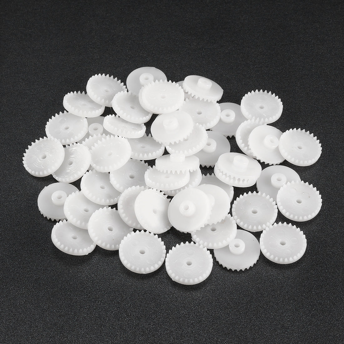 uxcell Uxcell 50Pcs C282A Plastic Gear Accessories with 28 Teeth for DIY Car Robot Motor