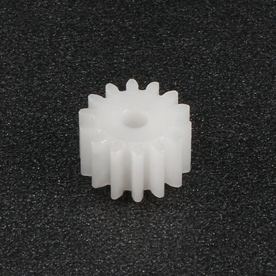 Harfington Uxcell 30Pcs 142A Plastic Gear Accessories with 14 Teeth for DIY Car Robot Motor