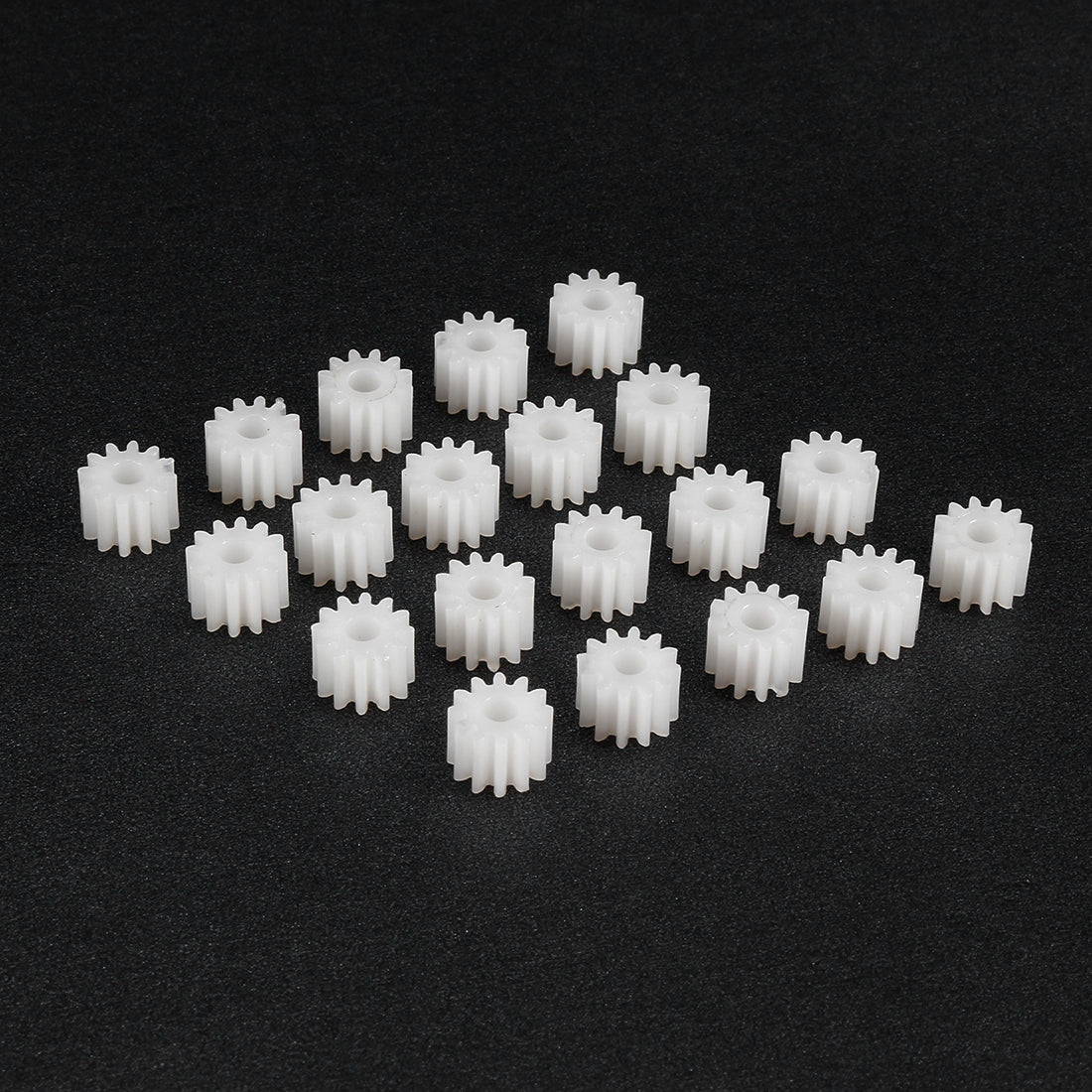 uxcell Uxcell 20Pcs 122.5A Plastic Gear Accessories with 12 Teeth for DIY Car Robot Motor
