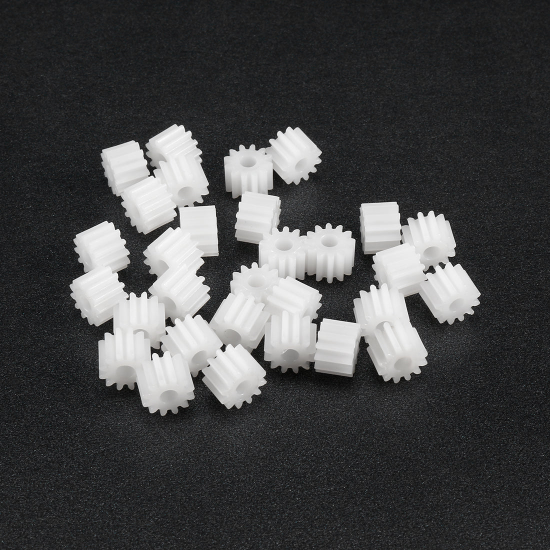 uxcell Uxcell 30Pcs 122.5A Plastic Gear Accessories with 12 Teeth for DIY Car Robot Motor