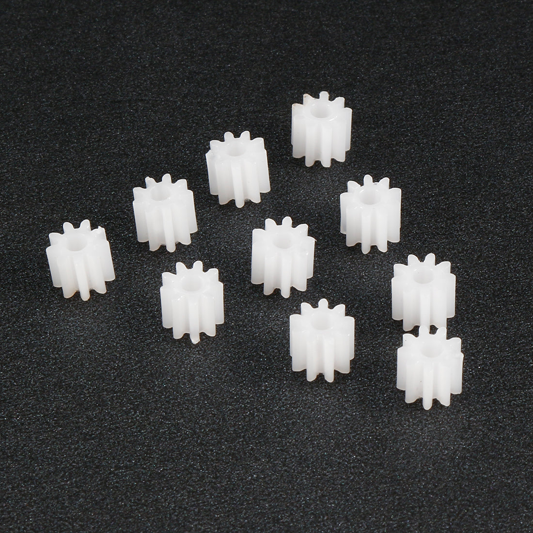 uxcell Uxcell 10Pcs 092A Plastic Gear Accessories with 9 Teeth for DIY Car Robot Motor