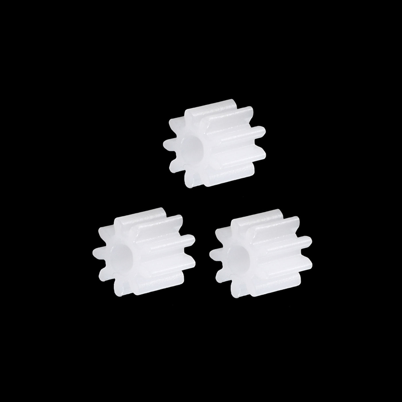 uxcell Uxcell 30Pcs 092A Plastic Gear Accessories with 9 Teeth for DIY Car Robot Motor