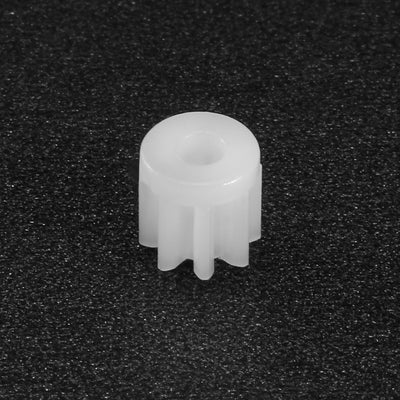 Harfington Uxcell 20Pcs 082A Plastic Gear Accessories with 8Teeth for DIY Car Robot Motor