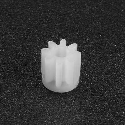 Harfington Uxcell 50Pcs 082A Plastic Gear Accessories with 8 Tooth for Robot Car
